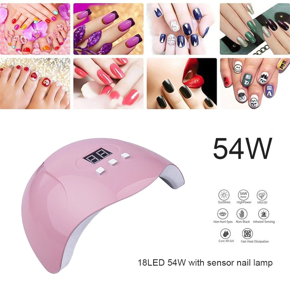 Portable Nail Dryer 18 LED UV