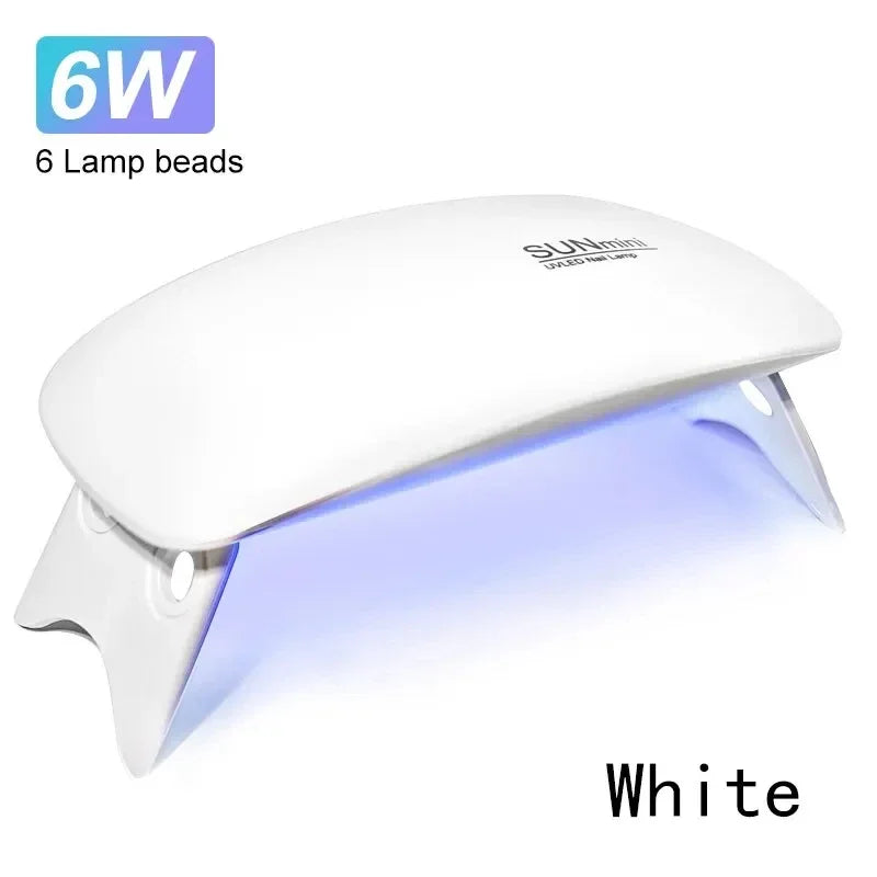 Portable Mini Nail Dryer 6 LED UV